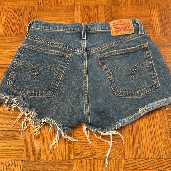 Levi's 501 Blue Jean Shorts Vintage Style size 26 - Picture 2 of 5
